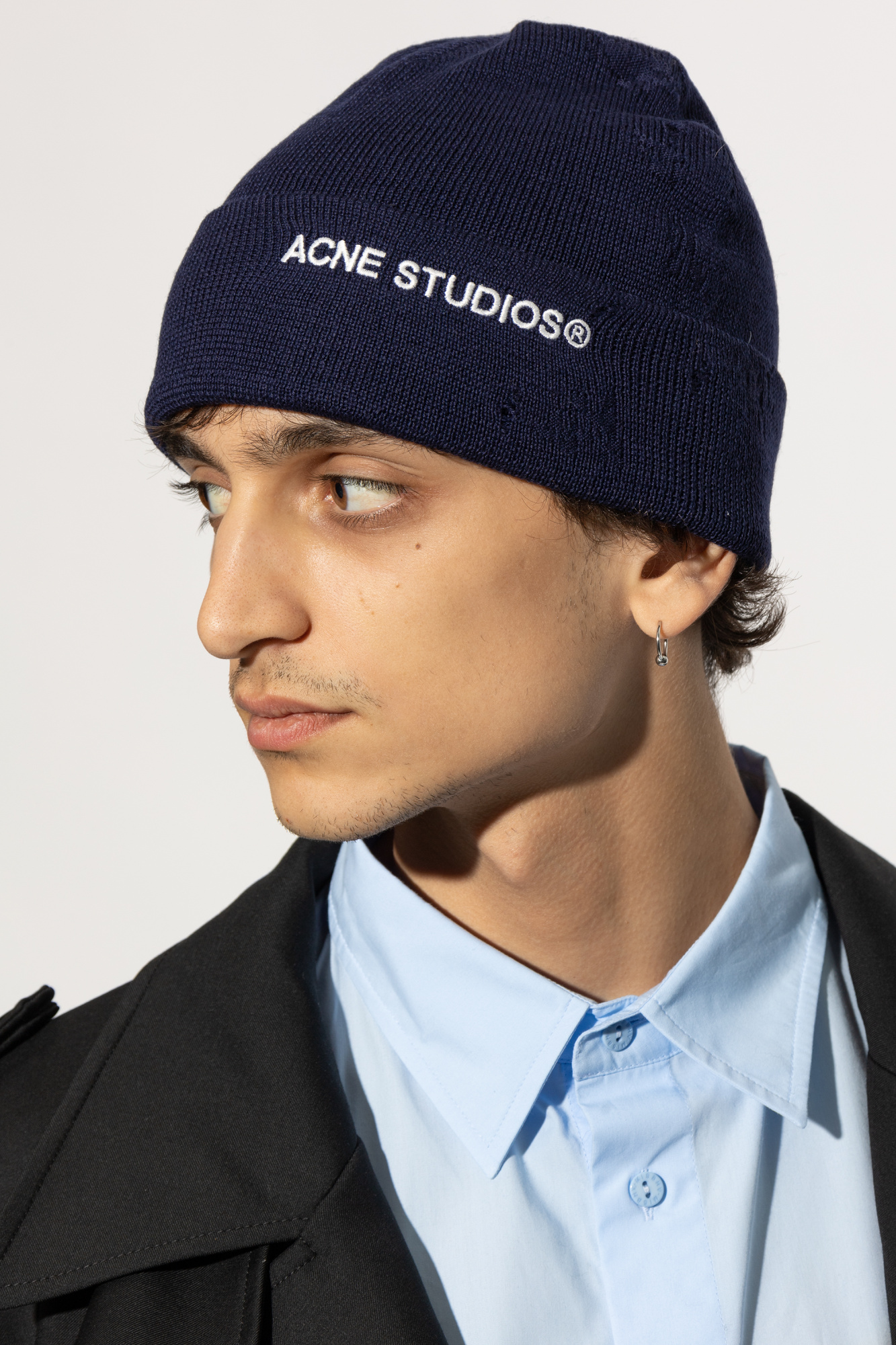 Navy blue Wool hat Acne Studios Vitkac Italy